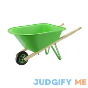 Barn Star Kids Green Wheelbarrow
