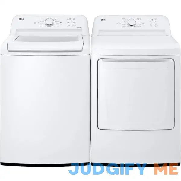 LG Top Load Washer & Dryer Set LGWADREW6105 LG Top Load Washer & Dryer Set LGWADREW6105