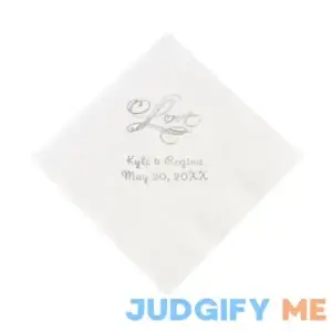 Personalized Napkins Foil