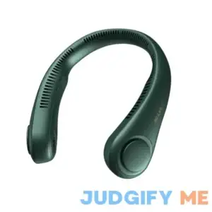 JISULIFE Portable Neck Fan Hands Free Bladeless Fan 4000 mAh Battery Operated Wearable Personal Fan