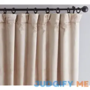 Pottery Barn Velvet Twill Blackout Curtain
