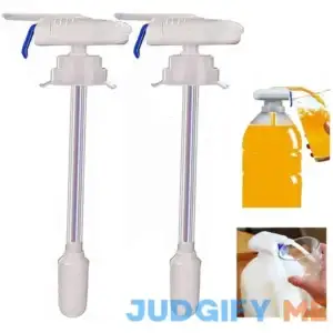 2pack Automatic Drink Dispenser Modern Plastic Milk Juice Dispenser Spill Proof as seen on TV Beverage Dispenser for Home Kitchen Party Wedding