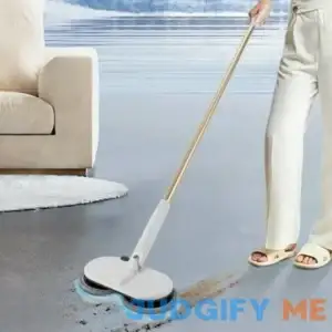 Home 15W Cordless Electric Mop Spin Mops for Floor Cleaning Dual Spinning Scrubber
