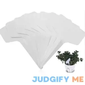 Kinglake 100 Pcs 6 x10cm Plastic Plant T-Type Tags Nursery Garden Labels
