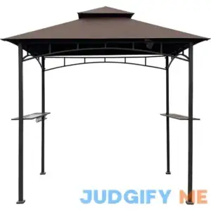 APEX GARDEN Replacement Canopy Top CAN ONLY FIT for Model L-GZ238PST-11 8 ft. x 5 ft. Bamboo Look BBQ Grill Gazebo