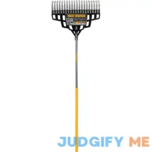 True Temper 65.25 in. 20 Tine Steel Lawn Rake