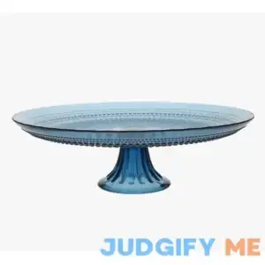 Pottery Barn Jupiter Beaded Glass Cake Stand