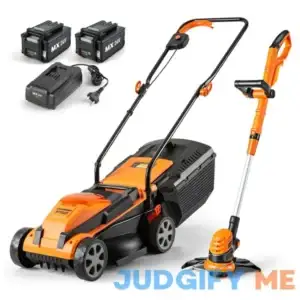 LawnMaster 20VMWgT 24V Max Combo Kit 13-inch Lawn Mower and 10-inch grass Trimmer