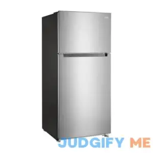 18 cu. ft. Top Freezer Refrigerator in Stainless Steel Look