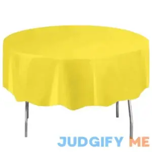 Way to Celebrate! Round Plastic Tablecloth