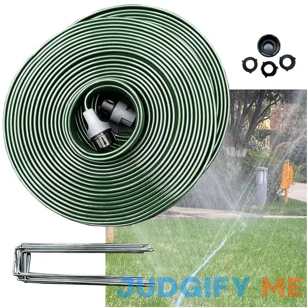 Watoo 2024 Flat Sprinkler hose for Lawn Watering Garden Soaker hose with holes Watoo 2024 Flat Sprinkler hose for Lawn Watering Garden Soaker hose with holes