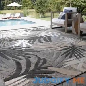 Floral Flatweave Indoor / Outdoor Area Rug Beachcrest Home Rug