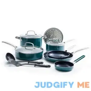 Blue Diamond 12-Piece Ceramic Cookware Set