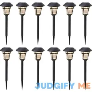 Solar Pathway Lights Outdoor Solar Garden Lights for Patio
