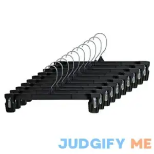 Hanger Central Space Saving Heavy Duty Slim Plastic Pants