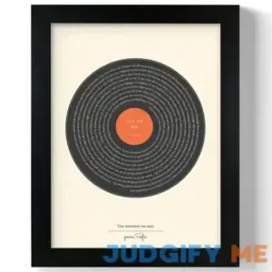 Framed Custom Wedding Song Lyrics On Print | Best mother's day gifts 2024 Wedding Anniversary gift personalized gift Idea 1 5 10 anniversary gift