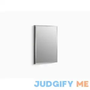 Kohler 16" W x 20" H Aluminum Single-Door Medicine Cabinet with Mirrored Door