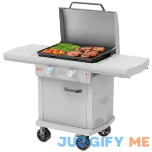 LoCo 2 Burner Liquid Propane Outdoor Griddle with Hood