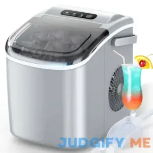 Ice Maker Countertop Fast Ice Making in 6 Mins 9 Bullet-Shaped Ice