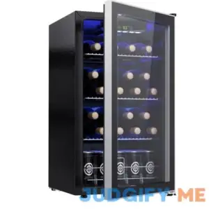 SL-SLRC04S1Furnimics 26 Bottle and 25 Can Single Zone Freestanding Wine Refrigerator