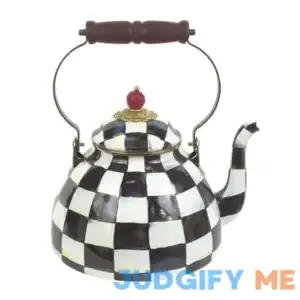 MacKenzie-Childs Check Tea Kettle