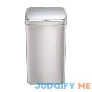 Stainless Steel 13.2 Gallon Motion Sensor Trash Can Ninestars