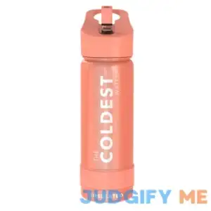 The Coldest Water Coldest Sports Water Bottle with Straw Lid Vacuum Insulated Stainless Steel Metal Thermos Reusable Leak Proof