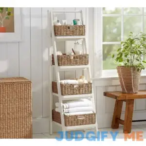 Ainsley Bath Ladder Storage Baskets - Set of 4 | Pottery Barn