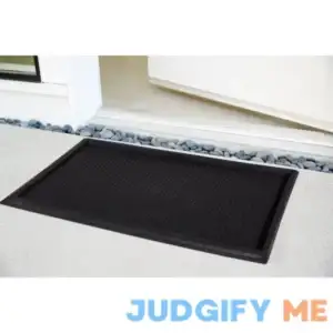 Ottomanson Easy Clean Waterproof Non-Slip Doormat Indoor/Outdoor Boot Tray