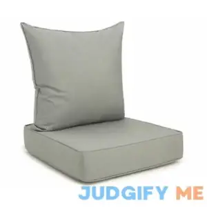 Real Living Platinum Gray Deep Seat Outdoor Cushion Set