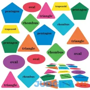 VercanMonth 18 Pcs Shape Floor Clings for Kids Hopscotch Game Floor Decal Creative Game Stickers DIY Educational and Learning Activities Bedroom