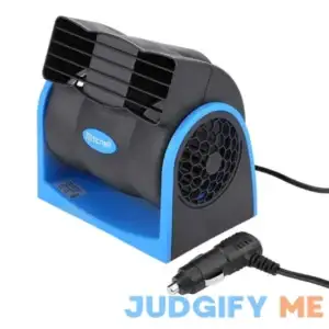 12V Car Auto Cooling Fan Car Vehicle Electric Cooling Fan Auto Mini Adjustable Speed Silent Air Cooler
