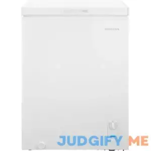 Insignia - 5.0 Cu. Ft. Garage Ready-Chest Freezer - White