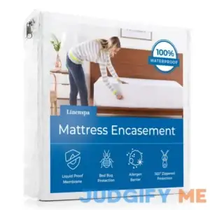 Linenspa Mattress Encasement Zippered Waterproof