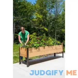 2' X 8' Elevated Cedar Planter Box | Raised Garden Bed
