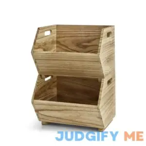 Better Homes & Gardens Natural Wood Stacking Bins