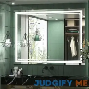 Orren Ellis Adorna Frameless LED Lighted Bathroom / Vanity Mirror with Brightness Adjustable