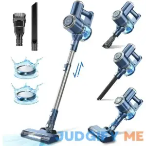 Prettycare Cordless Stick Vacuum Cleaner Lightweight for Carpet Floor Pet Hair W200