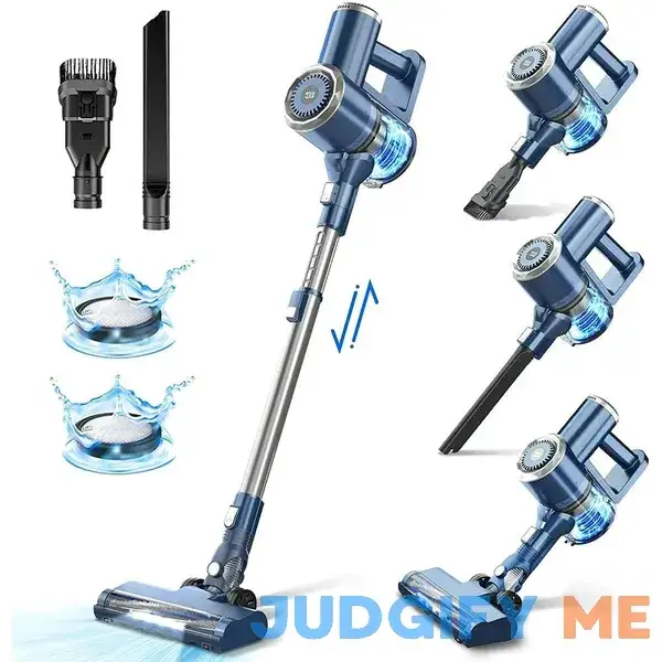 Prettycare Cordless Stick Vacuum Cleaner Lightweight for Carpet Floor Pet Hair W200 Prettycare Cordless Stick Vacuum Cleaner Lightweight for Carpet Floor Pet Hair W200