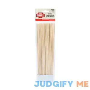 Expert Grill 12" Natural Bamboo Skewers for Grilling