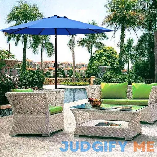 Maypex 9-foot Crank and Tilt Market Umbrella Maypex 9-foot Crank and Tilt Market Umbrella