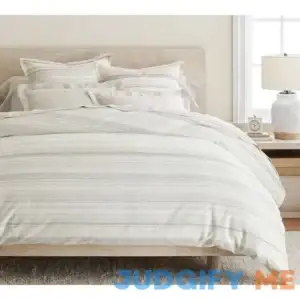 Pottery Barn Clayton Striped Cotton Duvet Cover