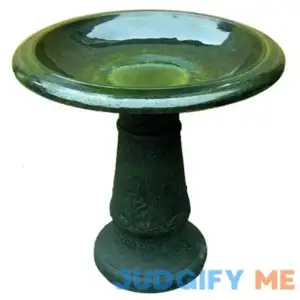 Exaco Florentine Marbleized Bird Bath