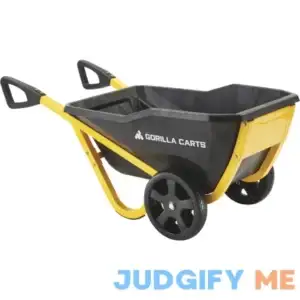 Gorilla Carts Poly Yard Cart 600 lb. cap