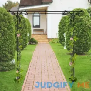 Thorold 81.1" W x 16.1" D x 85" H D Iron Arbor Charlton Home