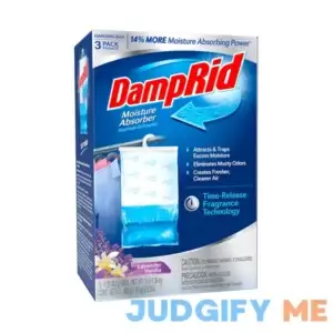 DampRid Fragrance Free Hanging Moisture Absorber 16 oz. 3 Pack Eliminates Musty Odors for Fresher Air
