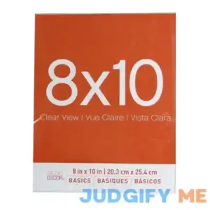 Acrylic Basics Vertical Bent Frame By Studio Decor in Clear | 8" x 10" | Michaels