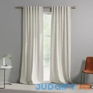 West Elm Cotton Canvas Bomu Curtain Set of 2