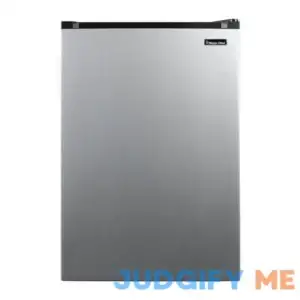 4.4 cu. ft. Mini Fridge in Stainless Steel Look without Freezer