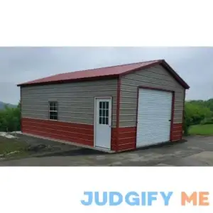 Delivered and Installed Metoruyx 12x30 Steel Shed Building from big buildings direct the metal building specialist